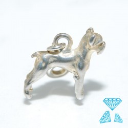Ciondolo cane in argento 925 codice 0205