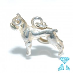 Ciondolo cane in argento 925 codice 0205