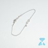 Bracciale Infinito in oro bianco 750-18kt con brillanti