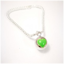 Small Ballbracciale con cuore fluorescente