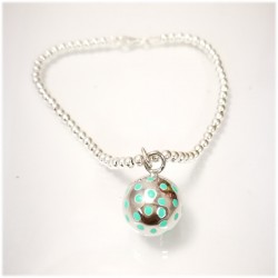 Small Ball bracciale con pallina puase fluorescente