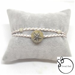 Bracciale Small Ball con Stella Marina Glitter Sabbia