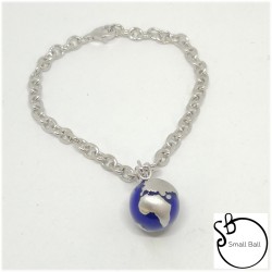 Bracciale Small Ball  World Blu