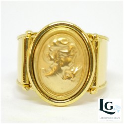 Anello Cammeo In oro giallo 750